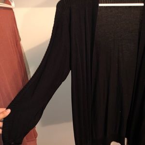 Black cardigan
